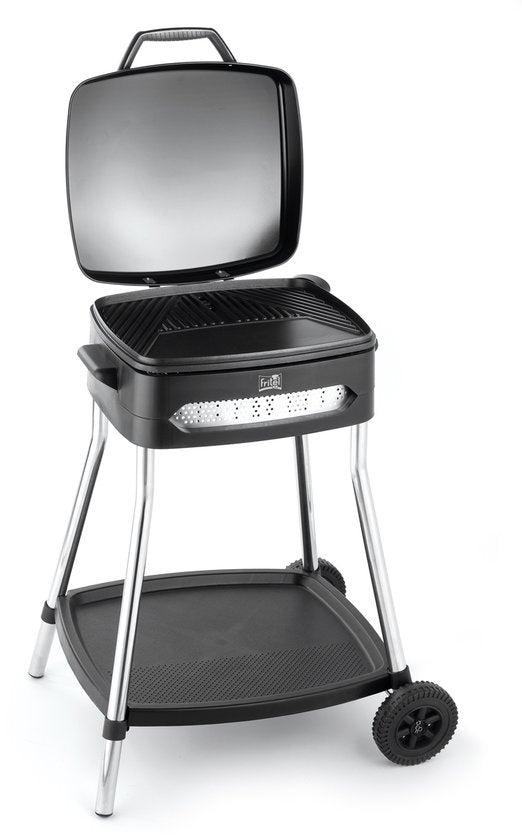 FRITEL barbecue BBQ 3278 - Elektrische bbq / Tafelgrill - Groot Grillopp. 40x36cm - 2000W - Afneembare plaat + Onderstel