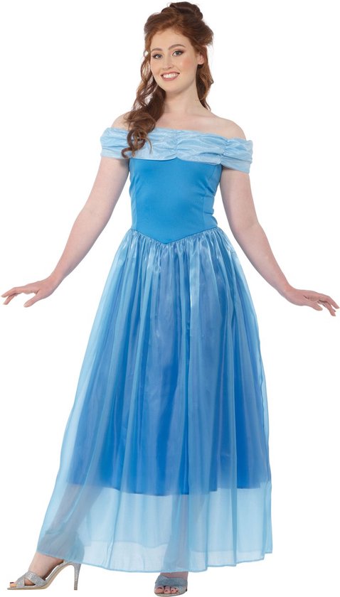 Karnival Costumes Blauw prinses Kostuum voor Vrouwen prinses Jurk Dames Carnavalskleding Dames Carnaval - Polyester - Maat M - 1-Delig Jurk