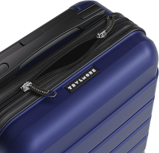 TRVLMORE Handbagagekoffer - 40x30x20 cm - Underseater - 24L - TSA-slot - 2 Wielen - Donkerblauw