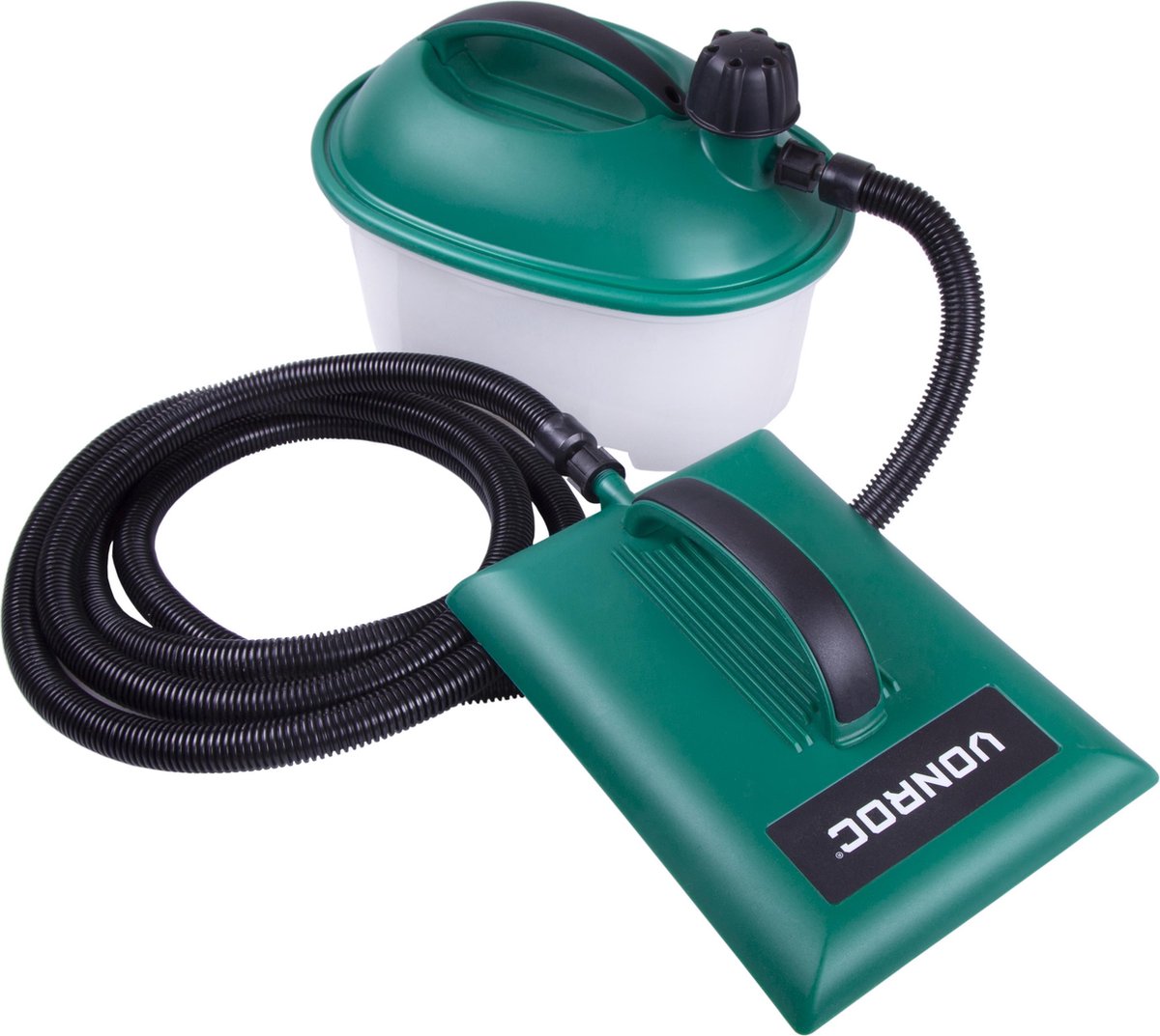 VONROC Behangafstomer – 2000W – 4.5Liter & 3.5m slang - Groen/Zwart