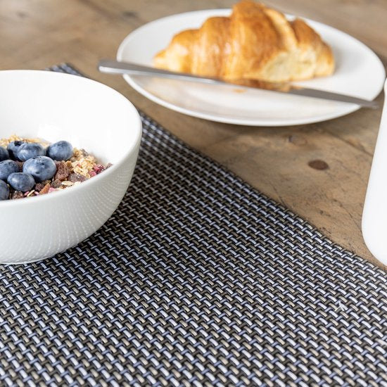 KitchenCraft Placemat Geweven - Grijs - 30x45cm