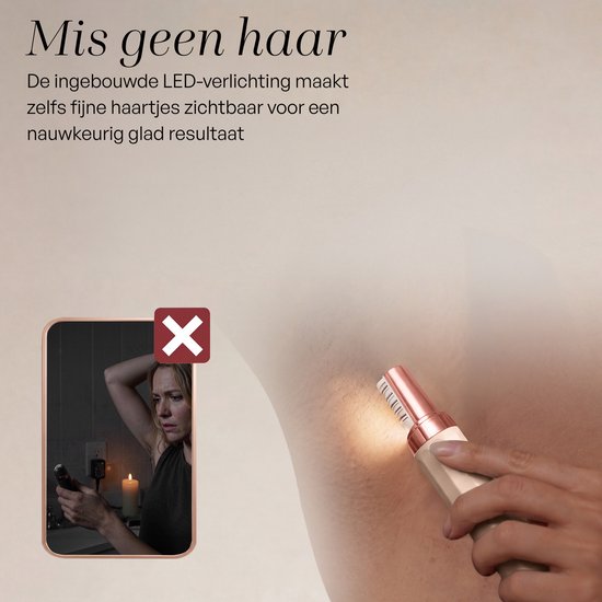 Sansbeauté 3 in 1 Epilator voor Vrouwen PocketPRO met Travel Bag - Epileerapparaat Dames - Epilator - Gezichtsepilator Vrouw - Gezichtsontharing Dames - Epilator Gezicht - Epilator Dames - Gezichtsepilator dames - Oplaadbaar - Rosé Roze