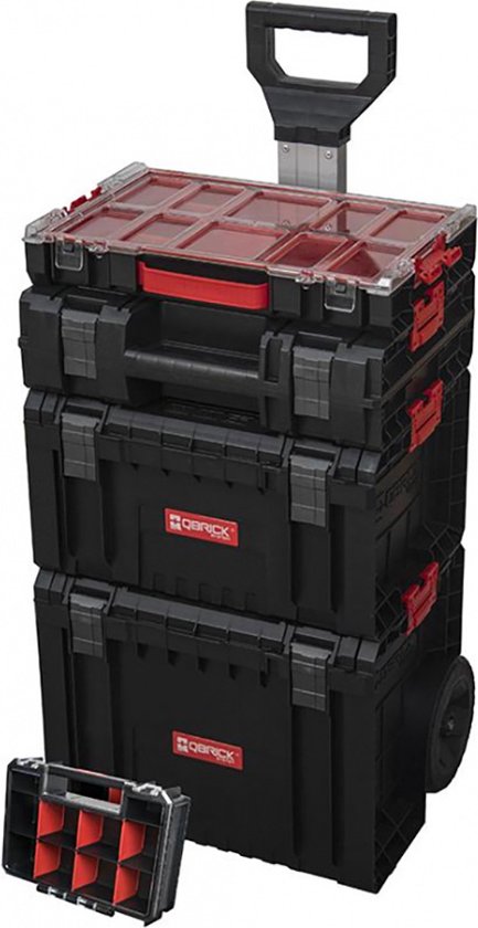 QBRICK System PRO Set 5 in 1 - Kar - Gereedschapskist - Organizer 100 - Organizer Multi
