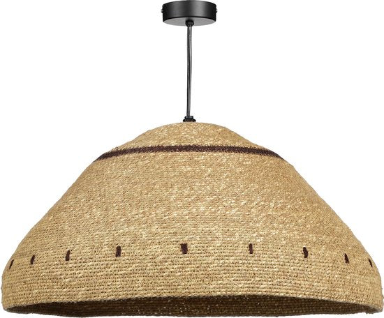 Mica Decorations Joulz Hanglamp - H22 x Ø41 cm - Jute - Lichtbruin