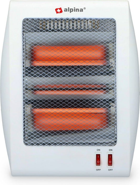alpina Elektrische Kachel - Straalkachel - 2 Standen 400 en 800 Watt - Kantelbeveiliging - Draagbaar