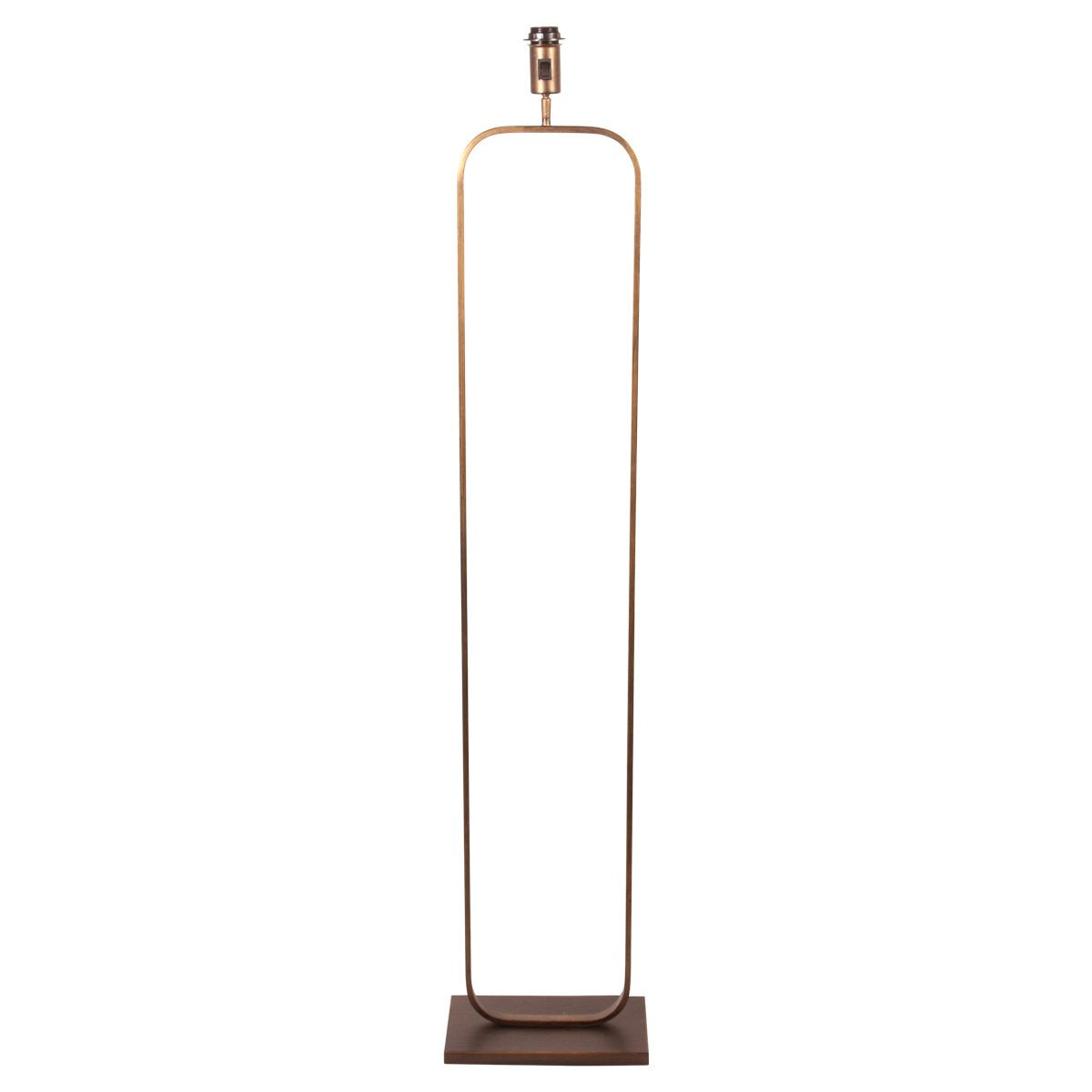Bronzen Vloerlamp Stang 4740BR, klassieke metalen vloerlamp met kantelbare functie en afmeting 147 cm hoog, robuust ontwerp van Steinhauer