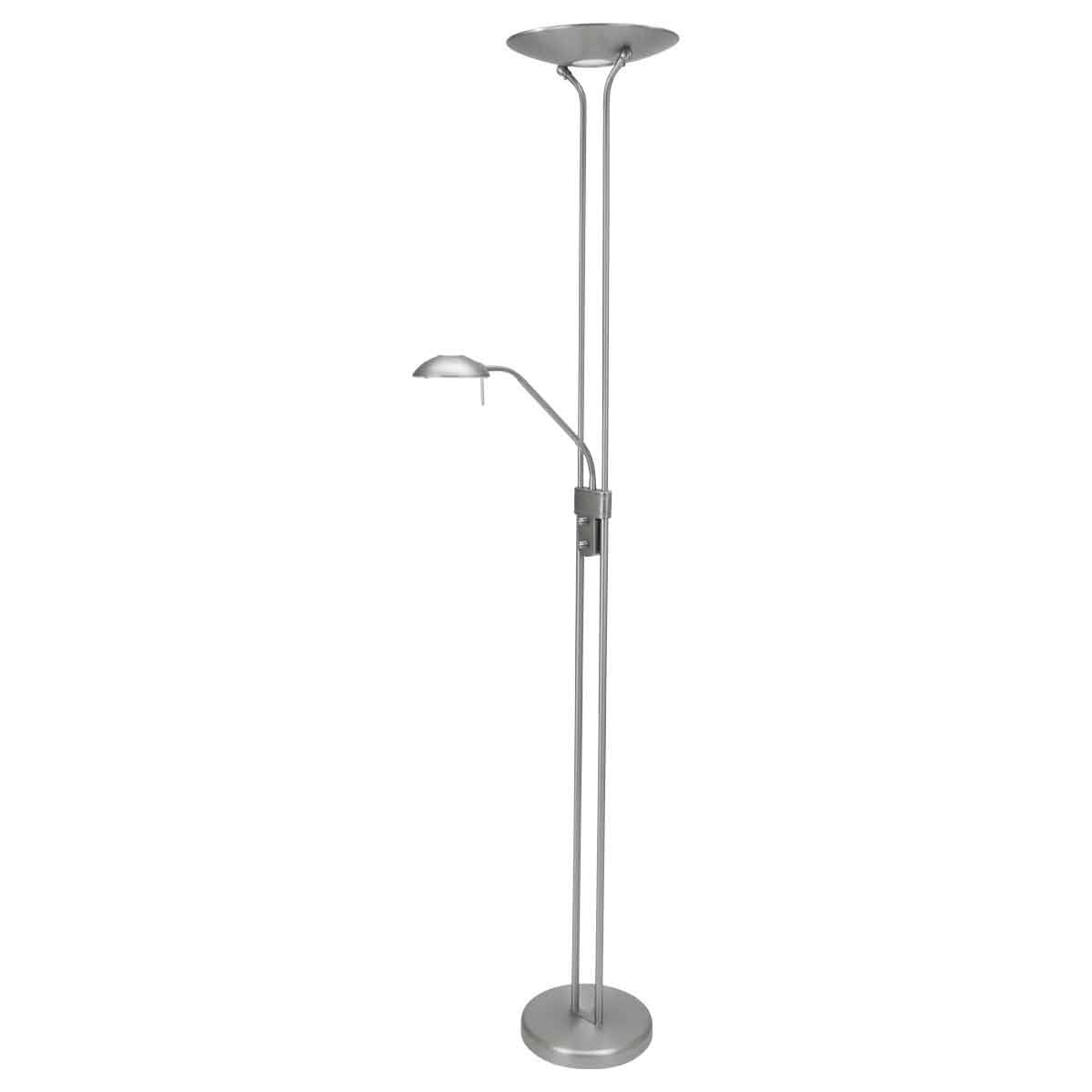 Steinhauer olet - Vloerlamp - 1 lichts - H 1800 mm - Staal