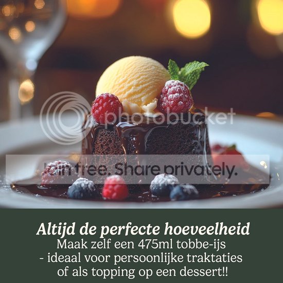 Cuisinart - Solo Scoops IJsmachine - Sorbet- en frozen yoghurtmaker - IJsmaker - 475ml