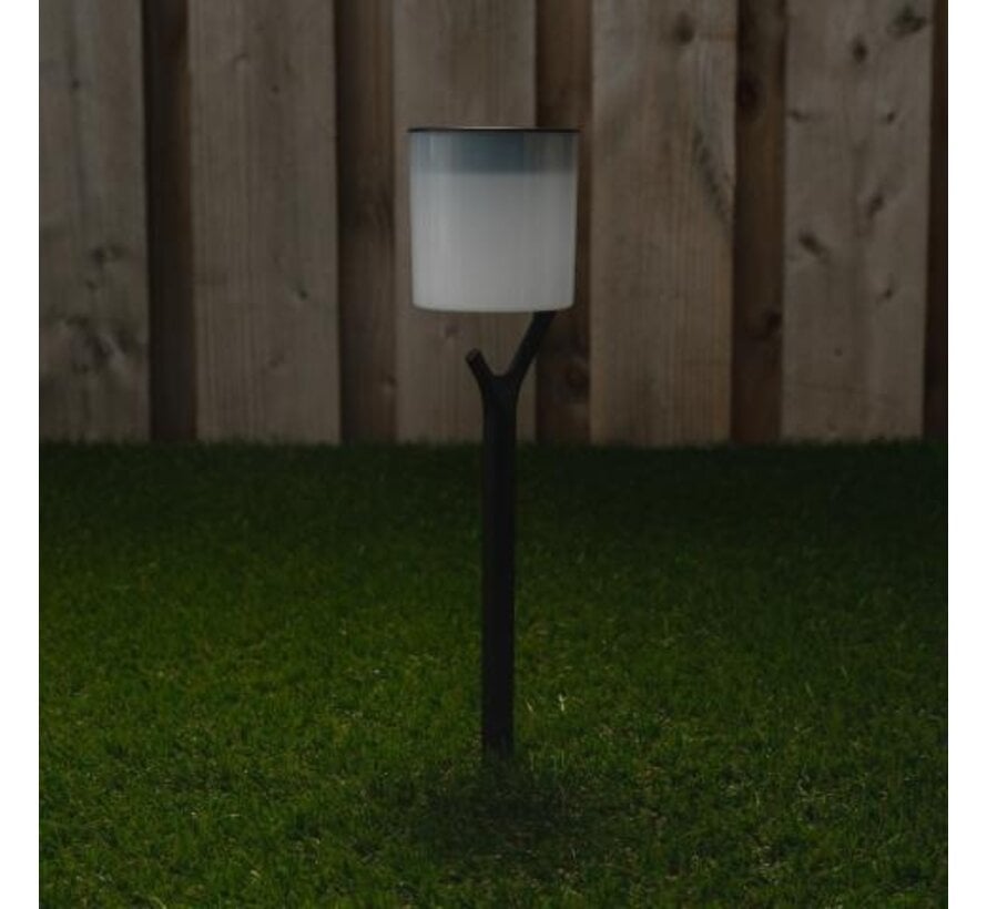 Solar Buitenlamp - 1lm - 2700K - IP44 - Wit