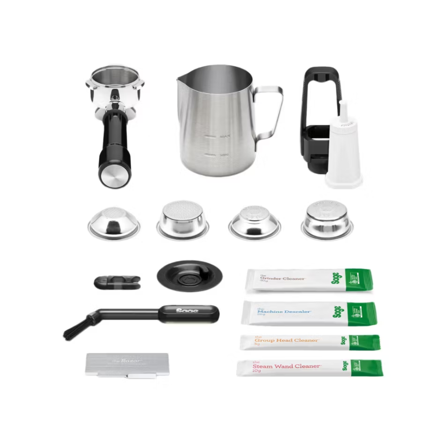 Sage de Barista Impress Touch Koffiemachine - RVS - 36 x 34 x 41.5 cm - Sea Salt Kleur