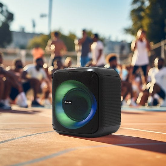Denver Bluetooth Speaker Party Box - Discolichten - Incl. Afstandsbediening - Microfoon Aansluiting - BPS250
