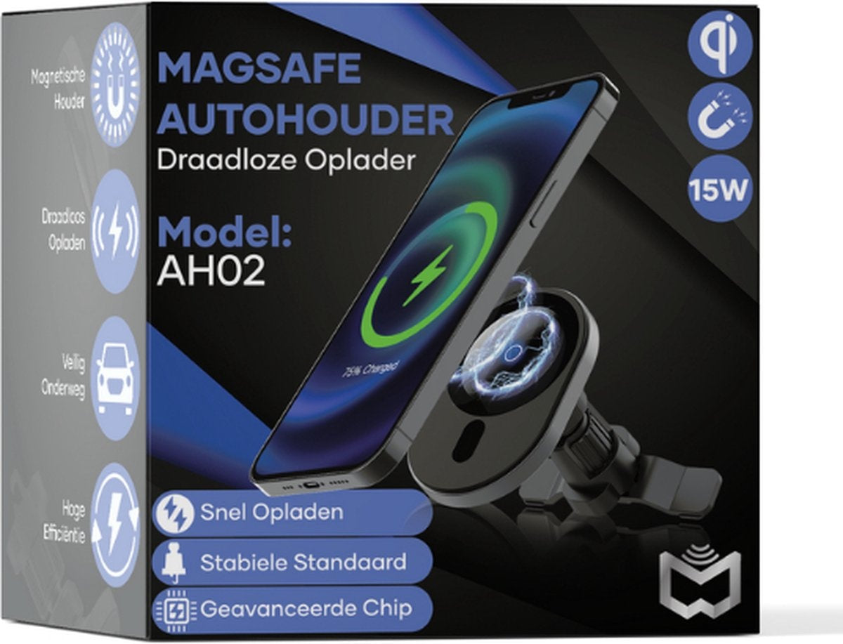 MagSafe Autohouder – Magnetische Telefoonhouder voor Auto – Universeel en Stevig
