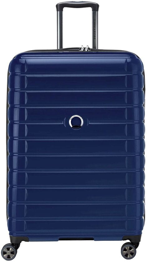 DELSEY PARIS Shadow 5.0 4DR Expandable Trolley 75 Marine Blue Donkerblauw