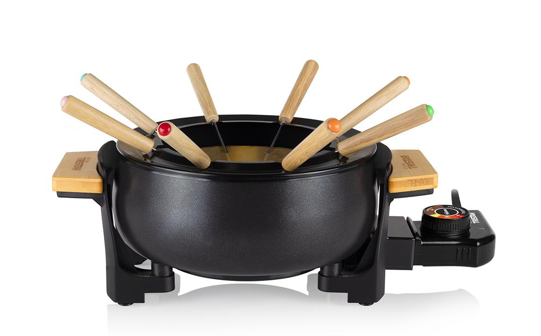 Princess Bamboe Fondueset Zwart - 1,5 Liter - 8 Personen - 1000W