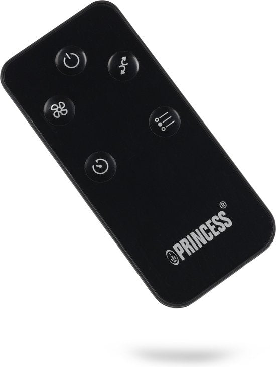 Slimme Torenventilator – Bladloos – Met App & Afstandsbediening – Timer – Energiezuinig – Princess 358280 – Zwart