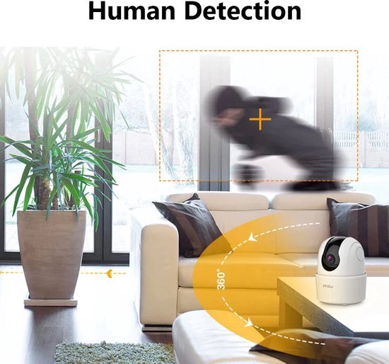 Imou Ranger 2C - Slimme 1080P beveiligingscamera met Human Detection, Nachtzicht en Draadloos Wi-Fi voor Thuisbeveiliging