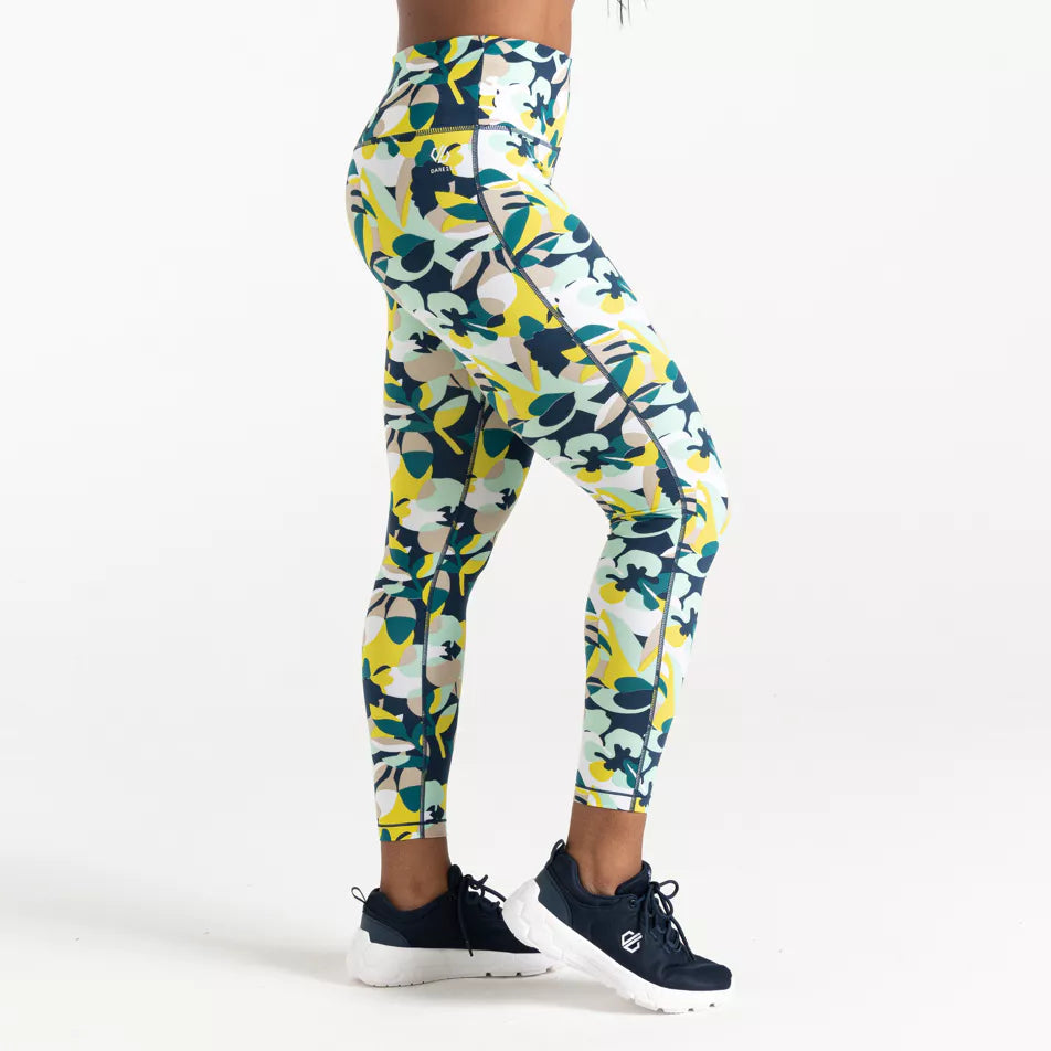 Dare2B Influential Leggings – Recycled – Squat-proof – Sneldrogend – Sleutelvak – Reflecterend - Maat L