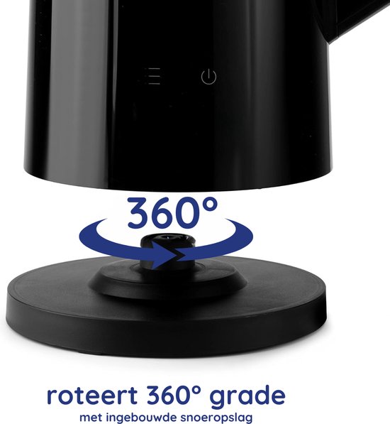 Safecourt Kitchen smart waterkoker - Warmhoudfunctie - 5 temperatuurinstellingen - 1,7 L - Zwart