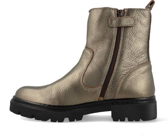 Bullboxer - Chelsea Boot - Vrouw - Goud - Maat 34 - Laarzen