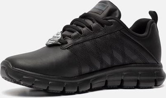 Skechers Work Relaxed Fit sneakers zwart Leer - Dames