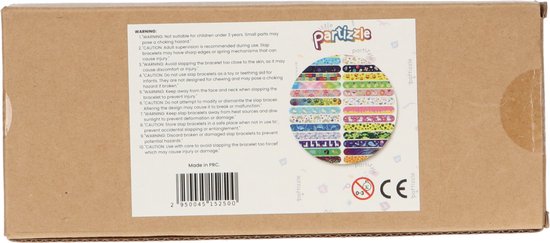 Partizzle 48x Klap Armbandjes Pakket - Slap on Bracelet / Klik Armbanden - Klaparmband Uitdeelcadeautjes - Grabbelton Armband Traktatie Cadeautjes - Voor Kinderen