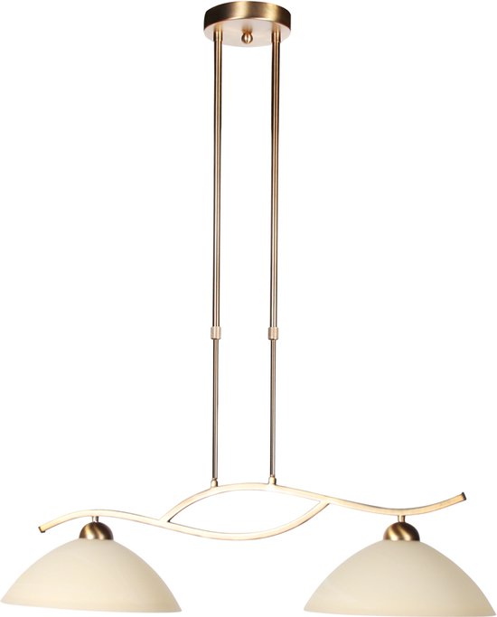 Steinhauer - hanglamp - Anthea - brons - glas metaal - design lamp - E27 - 4325BR