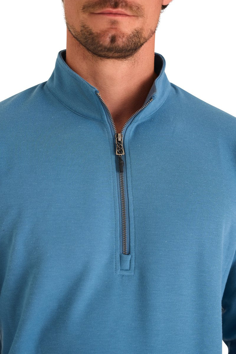 Mario Russo Pique Trui - Heren - Katoenmix - Wintercomfort - M