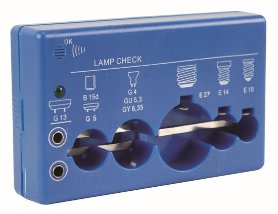 Velleman VTTEST8 Lamptester - Hoorbare en Visuele Indicator - Universeel
