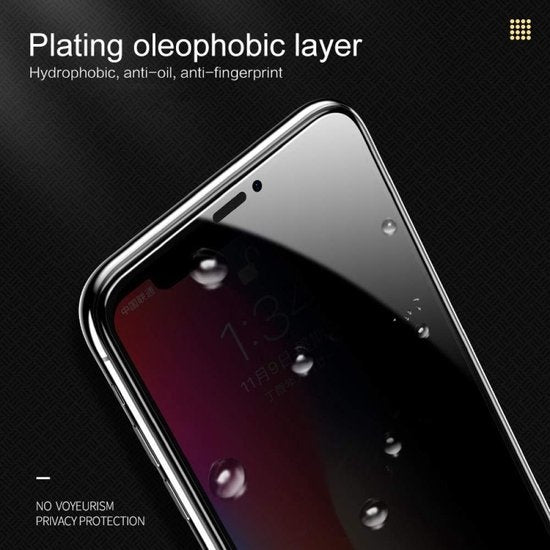 Garpex® Gehard film HD anti-vingerafdruk Glasbeschermer voor iPhone 8/11/12