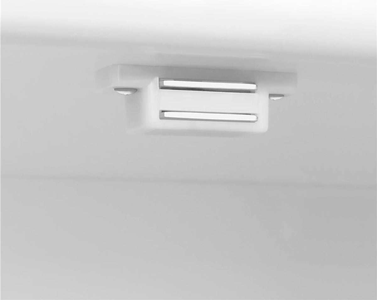 Yaheetech Badkamerkast met Dubbele Deur en Verstelbare Plank - 92,5 x 50 x 30 cm - Wit
