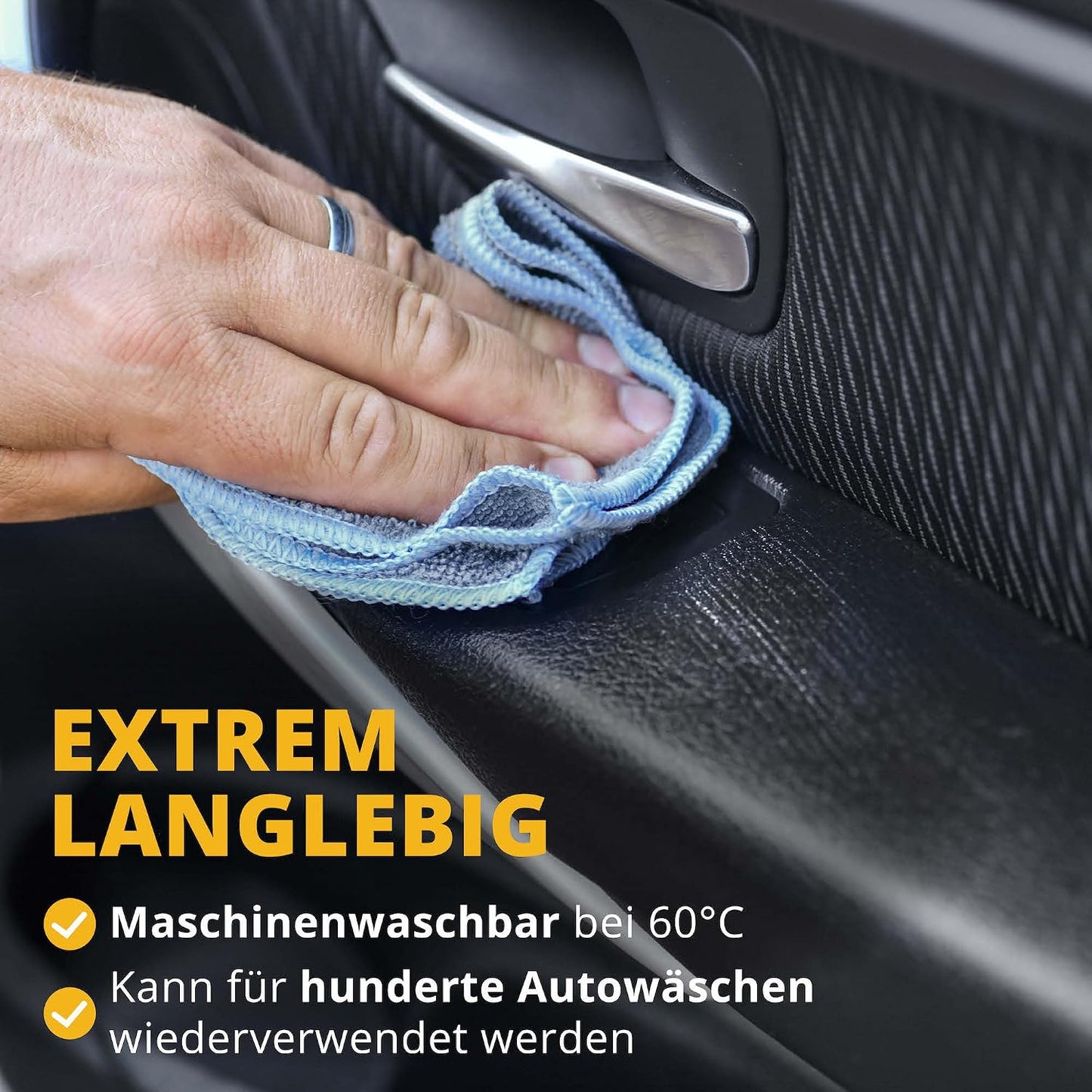LICARGO Microvezeldoeken Auto - 30 x 30 cm - 220 g/m² - Set van 6