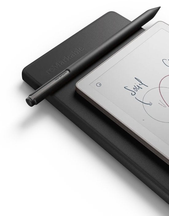 reMarkable Book Folio Premium Leather Black voor Paper Pro Move 7,3"