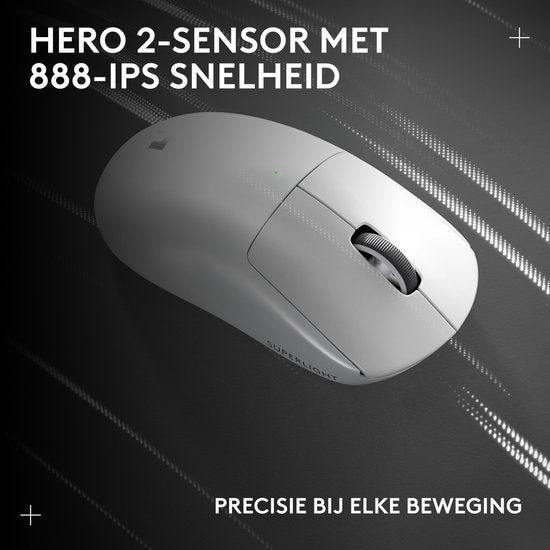 Logitech G Pro X Superlight 2 - Draadloze Gaming Muis - Lightspeed - Wit