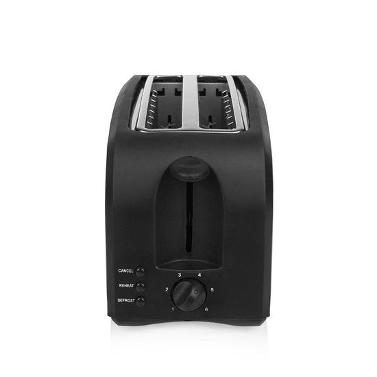 Tristar Broodrooster BR-1046 - 1400W - 7 Bruiningsniveau's - 2 Broodsleuven voor 4 boterhammen - RVS