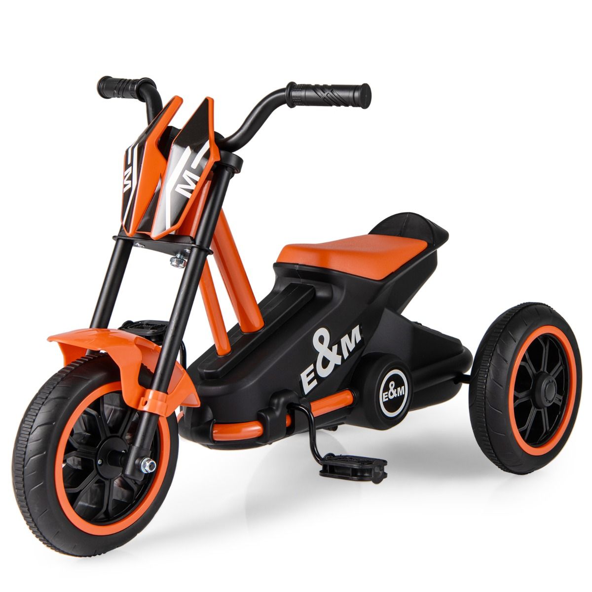 Coast Kinderdriewieler - stabiel driehoekig frame - stuurbegrenzing - oranje