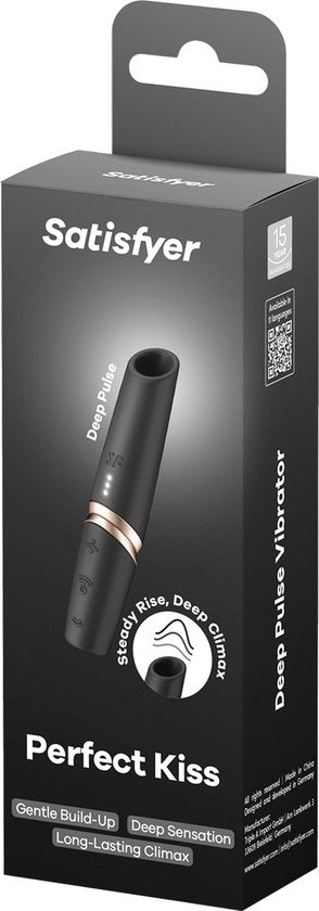 Satisfyer - Perfect Kiss – 3D Air Pulse Vibrator - Lipstick Design