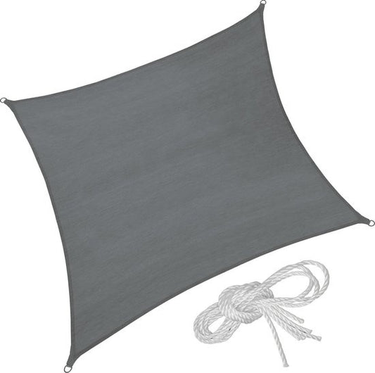 tectake - Vierkant zonneluifel van polyethyleen, variant 2 300 x 300 cm SKU: 403892