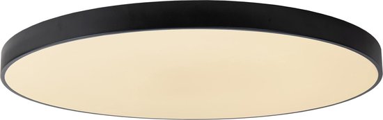 Lucide UNAR - Plafonnière (Plafondlamp) - Ø 80 cm - LED 3 StepDim - 1x80W 2700K - Zwart