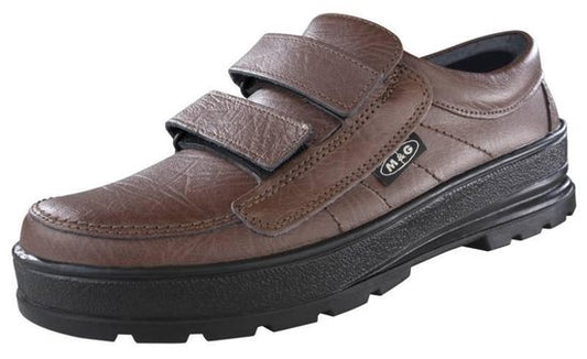 Westfalia Comfortabele Wandelschoenen – Maat 40 – Klittenbandsluiting, Verwisselbare Zool, Leer & Antislip Zool