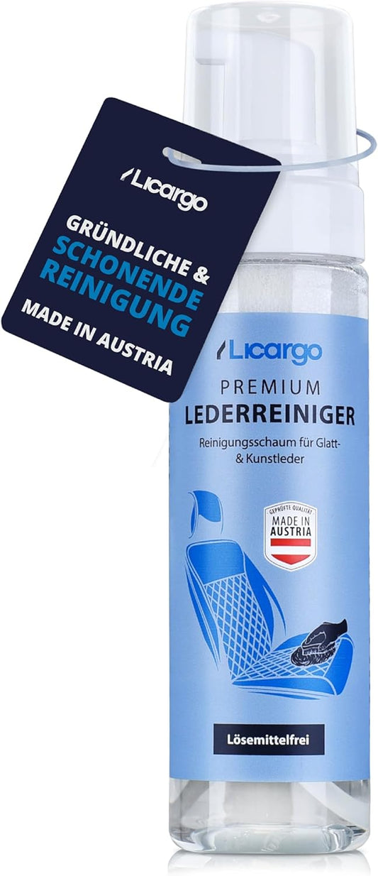 Licargo - Auto lederreiniger schuim - voor glad leer en kunstleer - 200 ml