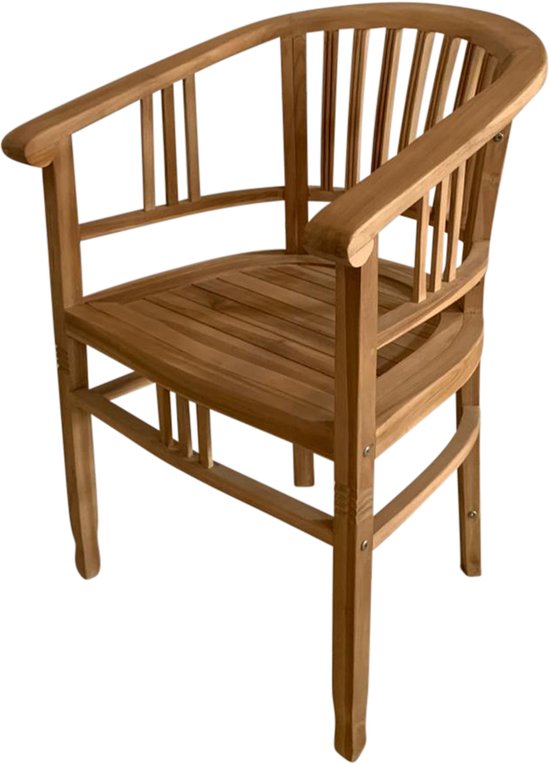 AXI Talia Teak Tuinstoelen – Houten tuinstoelen – Set van 2 stuks – 100% Teak – 180 kg draagkracht – Tuin, terras of balkon