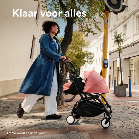 Stokke YOYO 0+ Newborn Pack, Ginger - Inclusief matras, uitschuifbare luifel en vijfpuntsgordel - Vereist YOYO-frame (apart verkrijgbaar)