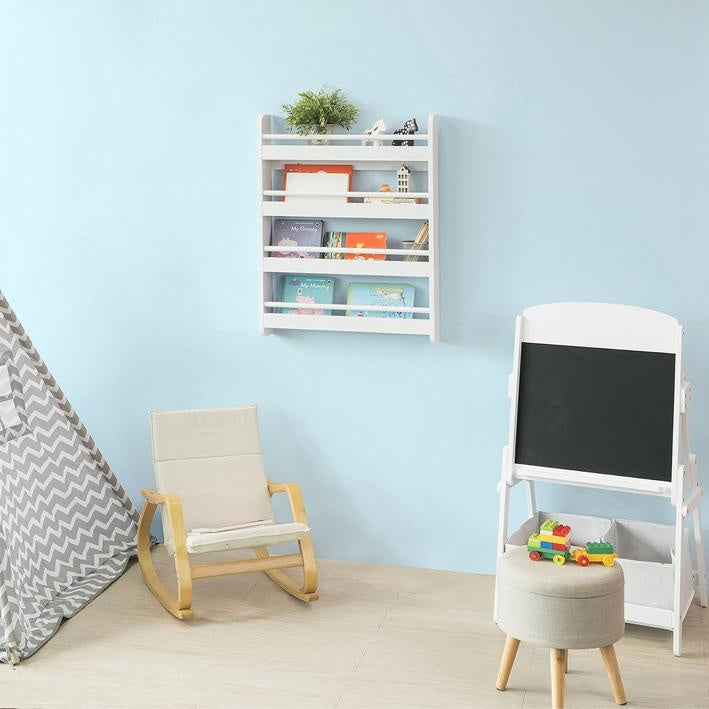 SoBuy Opbergkast - Ophangbaar - MDF - 60 x 12 x 80 cm - Wit