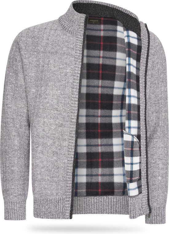 Cappuccino Italia - Heren Vest Bounded Jacket Grijs - Grijs - Maat L
