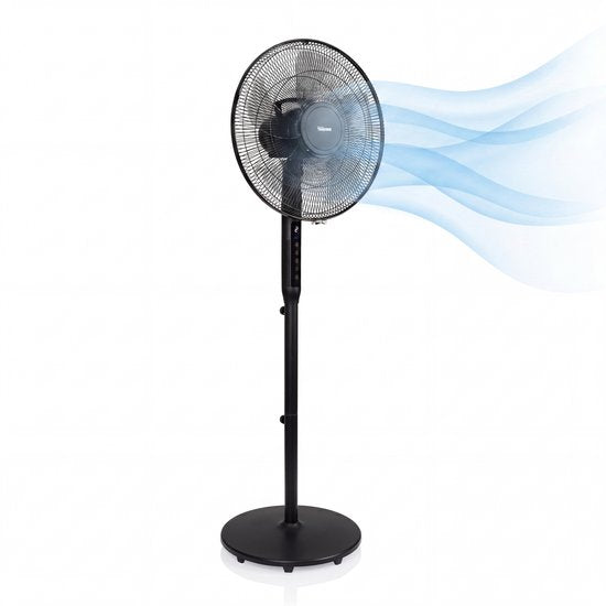 Tristar 3-in-1 Statiefventilator - 40 cm - Met Afstandsbediening - 9 Snelheden - 3 Windmodi Met Slaapstand en Timer - Oscillerend - VE-5796