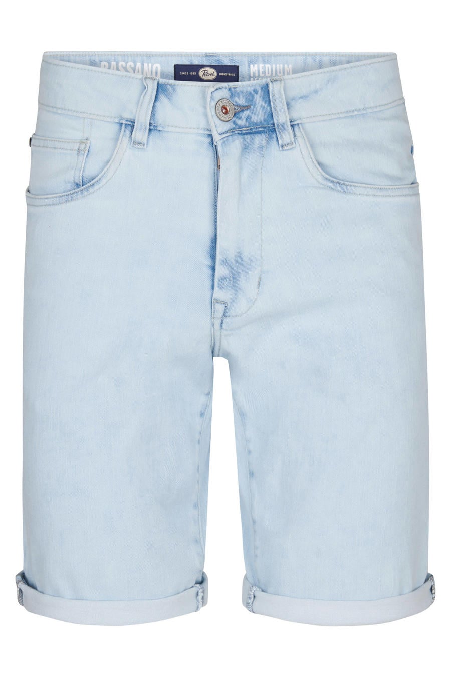 Petrol Industries Regular Denim Short Heren Maat 2XL – Light Stone – Katoen & Elastaan