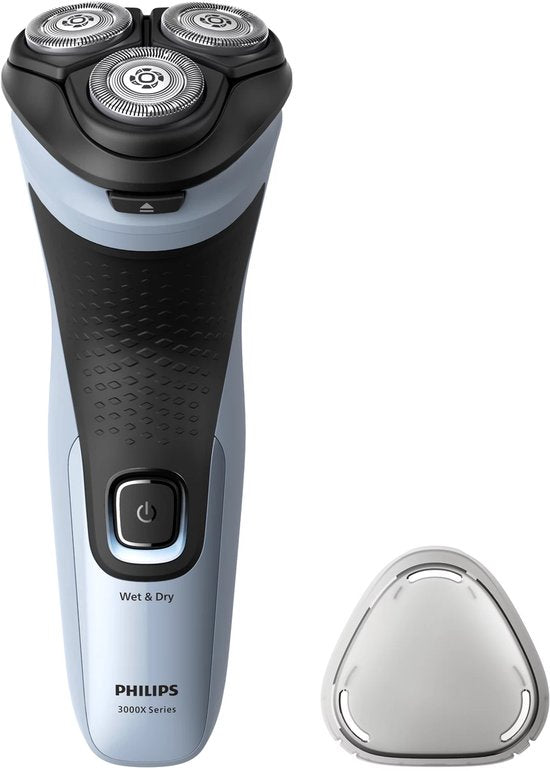 Philips Shaver 3000X X3003/00 –Nat & droog - Scheerapparaat voor mannen - Met trimmer – Blauw