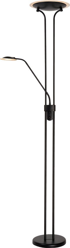 Lucide CHAMPION-LED - Leeslamp - Ø 30 cm - LED Dimbaar - 3000K - Zwart