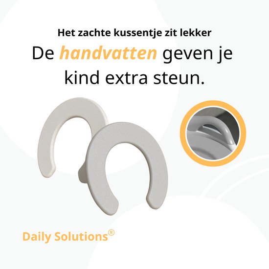Daily Solutions® WC Verkleiner & Toiletverkleiner - Toilettrainer Peuter - Stevig & Stabiel - Zindelijkheidstraining Kind - Ergonomisch Design