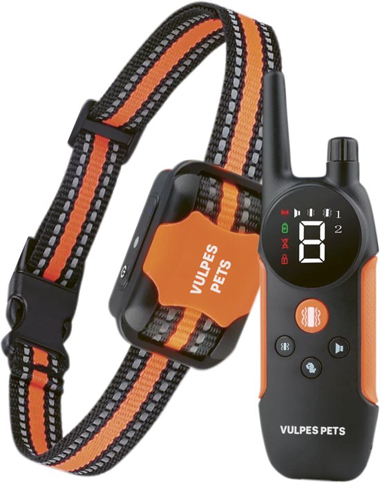 Vulpes Goods® Anti Blafband Pro – 3-in-1 Trainingshalsband Zonder Schok – Oplaadbaar & Waterdicht